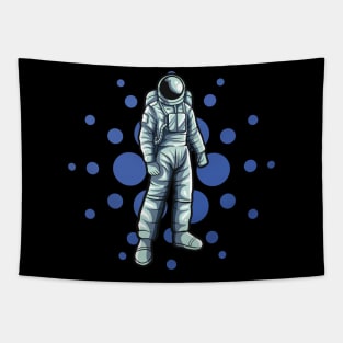 Cardano Crypto ADA Hodl To The Moon Blockchain Tapestry