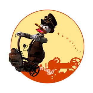 Steampunk Toon Duckie T-Shirt