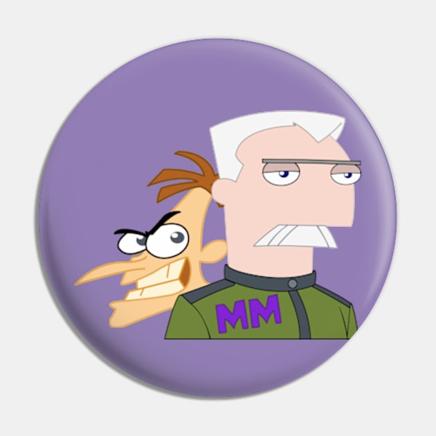 Major Monogram vs Doofenshmirtz Pin by LuisP96