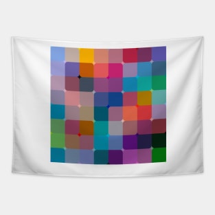 Colorful squares Tapestry