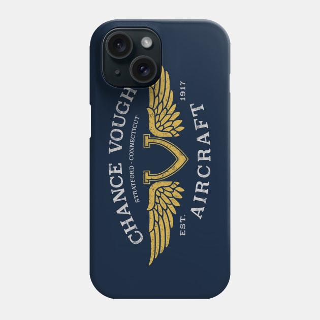 Chance Vought Aircraft Logo Phone Case by 909 Apparel