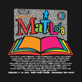 Matilda Jr. Cardboard Playhouse Theatre Company T-Shirt