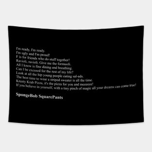 SpongeBob SquarePants Quotes Tapestry