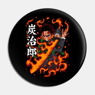 demon slayer anime kawaii Pin