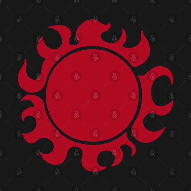 Sun Pirates Symbol by Deisgns by A B Clark 