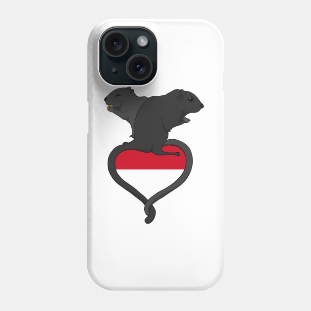 Gerbil Indonesia (dark) Phone Case by RampArt