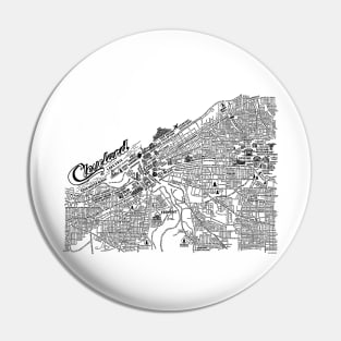 Cleveland Ohio Map Pin