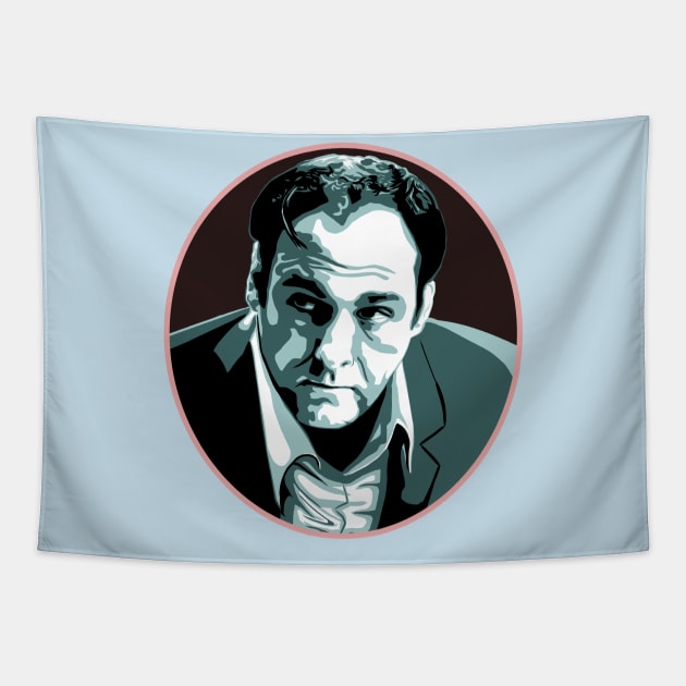 Virgil (James Gandolfini in True Romance) Tapestry by PlaidDesign