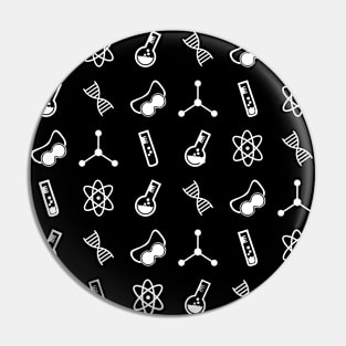 Science Symbols Pattern Pin