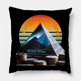 Enlightened Minds, United Paths Pillow