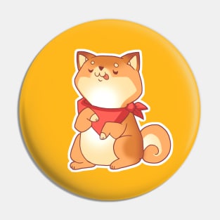 Rude Shiba Dog 2 - Food Consumed Pin