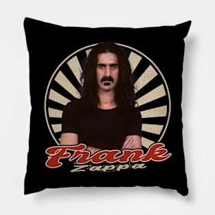 Vintage Retro Frank Zappa Pillow