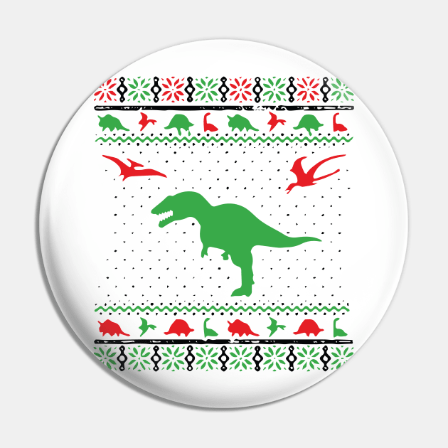 Dinosaur Christmas Sweater Pin by Nataliatcha23