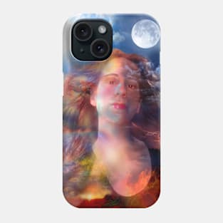 Day and Night Portrait Phone Case