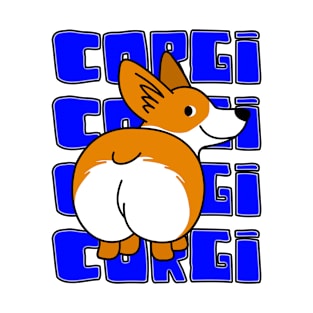 Cute, colourful design for people who love corgis T-Shirt