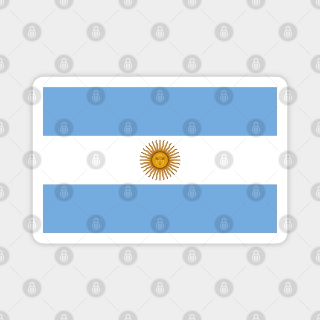 Flag of Argentina Magnet by brigadeiro