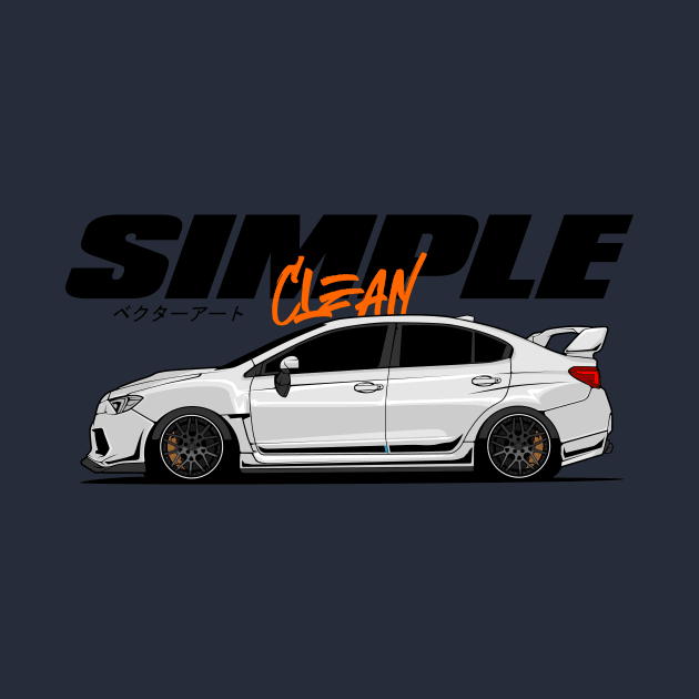 subaru white by rclndsgn