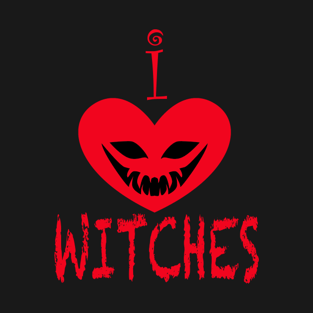 I Heart Witches by Wickedcartoons