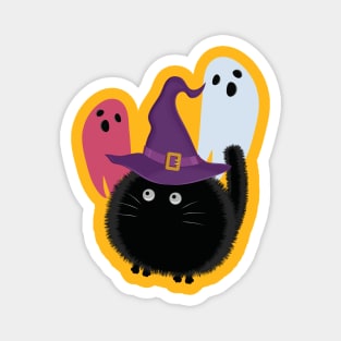 Witch Cat Magnet