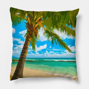 Palm Beach Morning Pillow