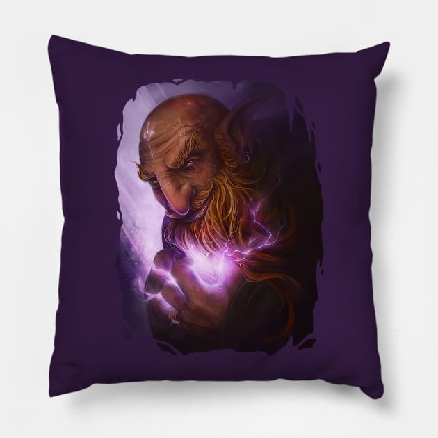 Dwarf Magician Pillow by masterhalfling