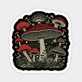 Fly agaric mushroom Magnet