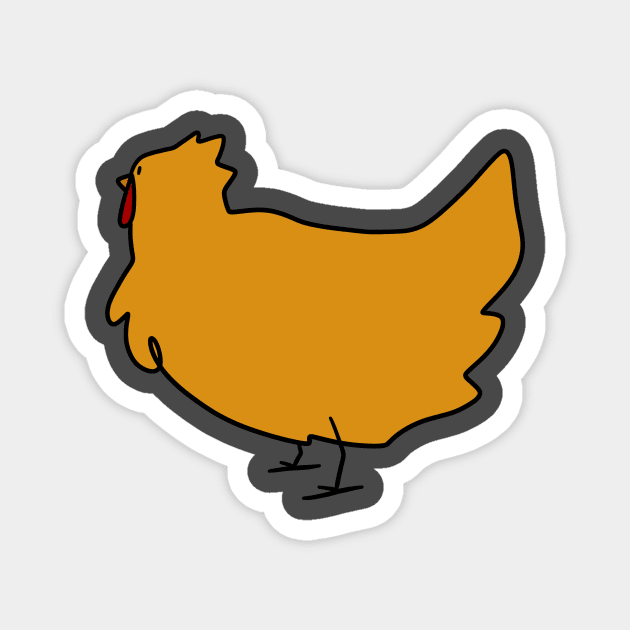 Ginger Chicken Magnet by saradaboru