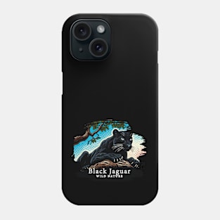 Black Jaguar - WILD NATURE - JAGUAR -14 Phone Case