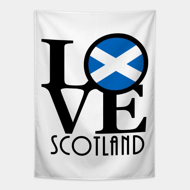 LOVE Scotland Tapestry by UnitedKingdom