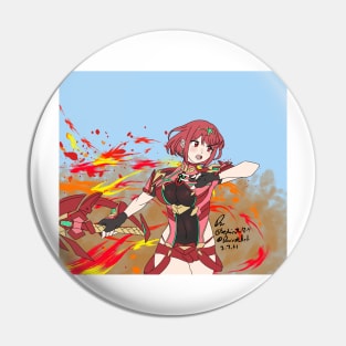 Flames Pin