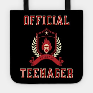 Official Teenager Skull Tee Tote