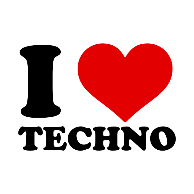 I Heart Techno by Tiomio