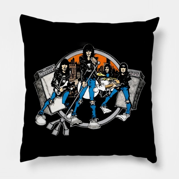 Ramones - Leather Jacket Pillow by Hat_ers