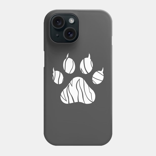 Sabretooth tiger logo Phone Case by The 7 Winged Wolves