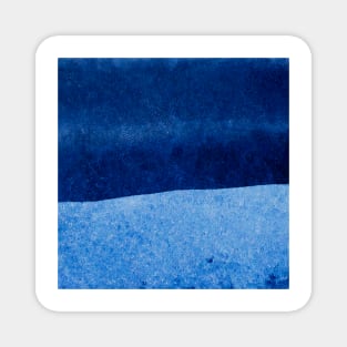 Deepest navy watercolor II Magnet