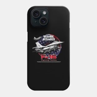 F-16 Fighting Falcon General Dynamics Fighter Jet Phone Case