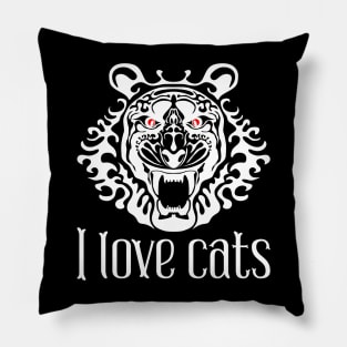 I love cats. Pillow