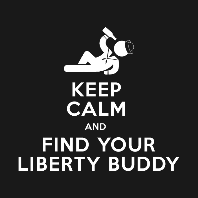 Find Your Liberty Buddy (white out) by Mermaid_Quinn