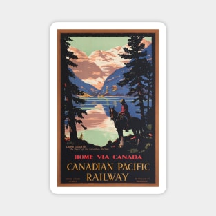 Home Via Canada - Vintage Travel Magnet