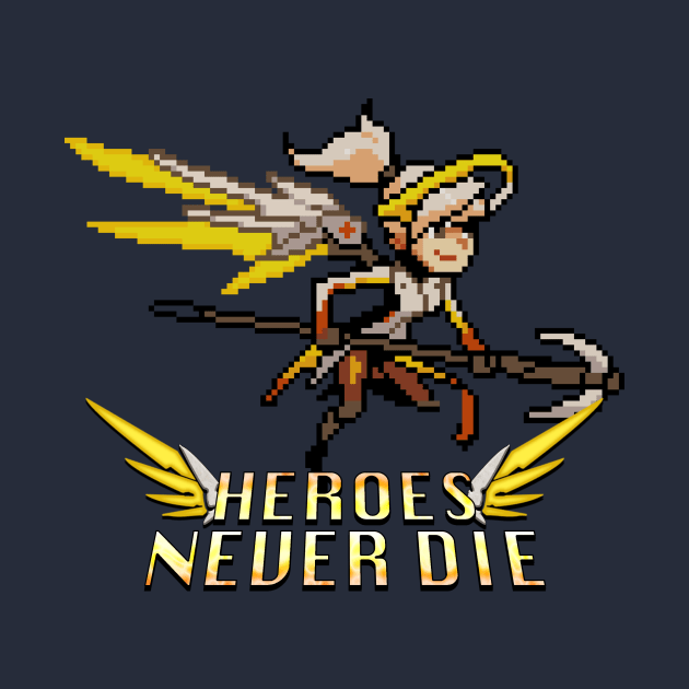 Overwatch - 16-Bit Mercy Quote by wyckedguitarist