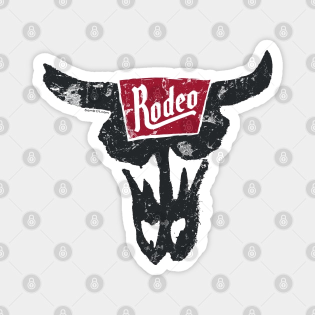 Rodeo Bull Magnet by Bomb171