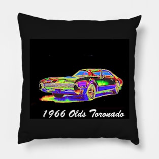 '66 Olds Toronado Vintage Classic Car Pillow