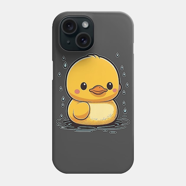 Rubber Duck And Duckling Men Women Kids Phone Case by Linco