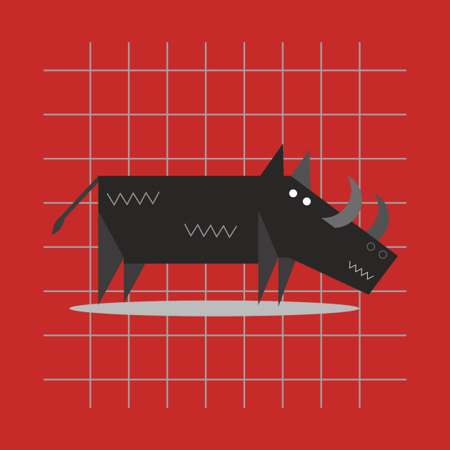 Geometry Wild Boar by ROJOLELE