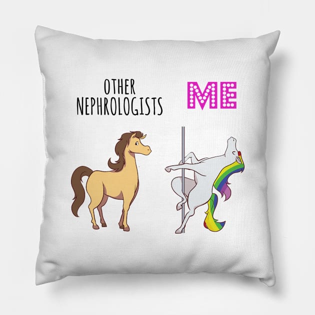 Other nephrologist Unicorn Pillow by IndigoPine