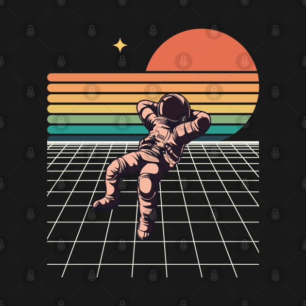 Astronaut Retro by JonesCreations