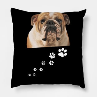 Personal Stalker Funny Bulldog Pillow