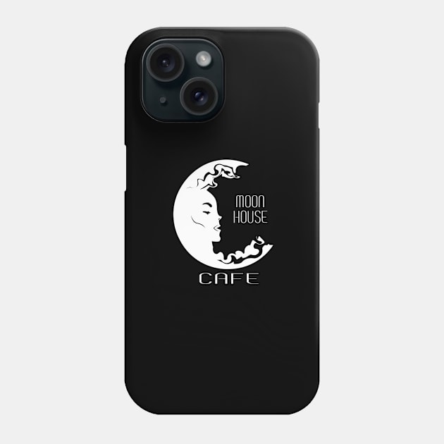 Moon House Cafe (Badge) Phone Case by TailoredTees