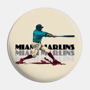 Retro Miami Marlins Slugger Pin