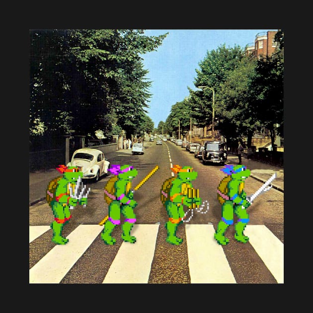 Abbey Road Ninja Turtles by Glauber27